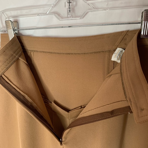 vintage 70’s So-En Jostawear midi skirt, small front slit, back zipper - Picture 7 of 10